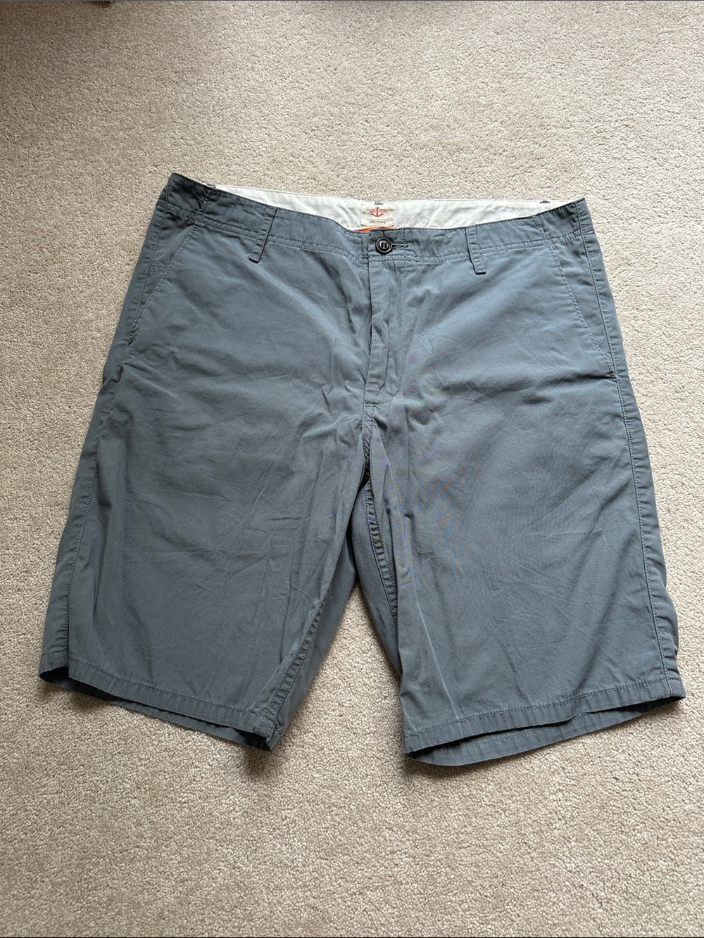 Dockers Men's Chino Shorts in Slate Blue-Gray